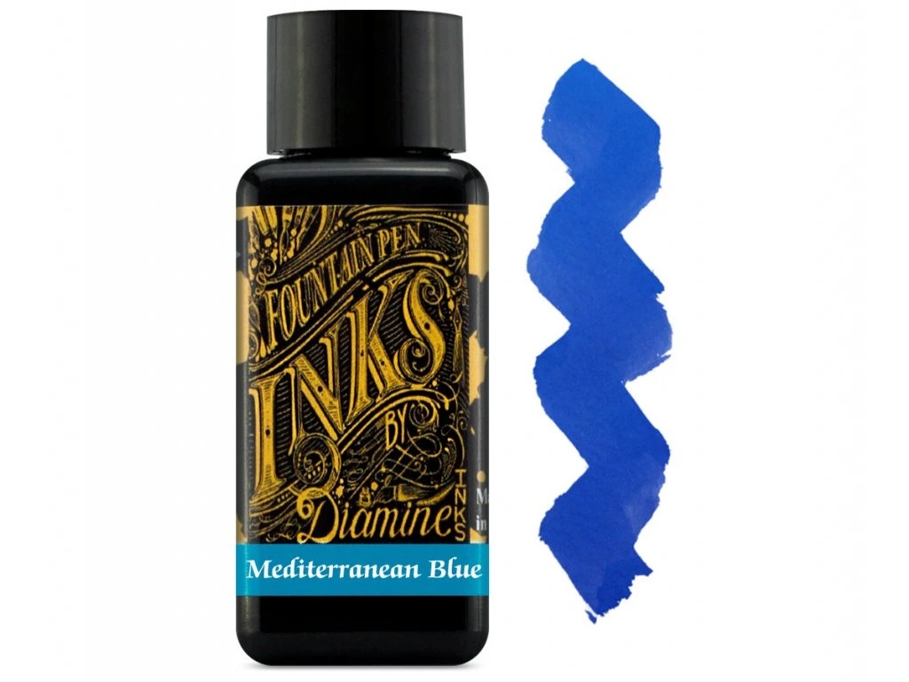 Levně Inkoust Diamine - Mediterranean Blue 30ml